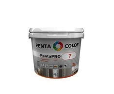 Krāsa Pentacolor PentaPro Wall 7, balta, 3 l