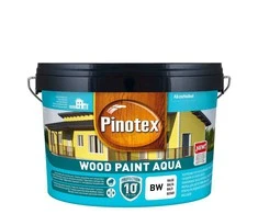 Medinių fasadų dažai PINOTEX WOOD PAINT AQUA, tamsiai rudos sp., 2,5 l