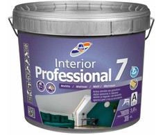 Dažai Rilak Interior Professional 7, matiniai balti, 3,6 l