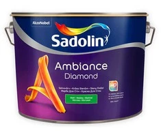 Sienų dažai SADOLIN AMBIANCE DIAMOND, BW bazė, baltos sp., matiniai, 10 l