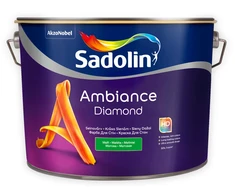 Sienų dažai SADOLIN AMBIANCE DIAMOND, BW bazė, baltos sp., matiniai, 10 l