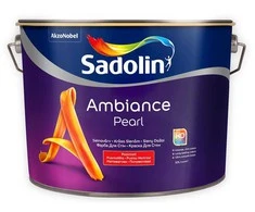 Sienų dažai SADOLIN AMBIANCE PEARL, BW bazė, baltos sp., pusiau matiniai, 10 l