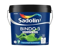 Dažai Sadolin Bindo 3, balta sp., 4.5 l