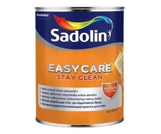 Nešvarumus atstumiantys sienų dažai SADOLIN EASYCARE, matiniai, baltos sp., BW bazė, 1 l