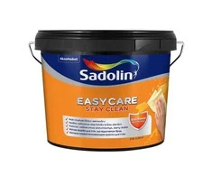Nešvarumus atstumiantys sienų dažai SADOLIN EASYCARE, matiniai, baltos sp., BW bazė, 2,5 l