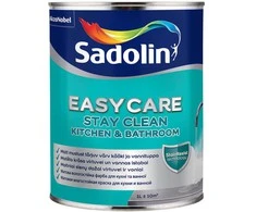 Nešvarumus atstumiantys sienų dažai SADOLIN EASYCARE KITCHEN&amp;BATHROOM, matiniai, BW bazė, 1 l