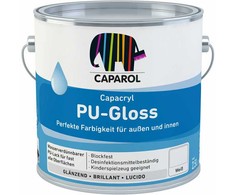 Dažai, sienoms/luboms/fasadui Caparol Capacryl Pu-gloss, blizgūs, 0.7 l, pu-gloss