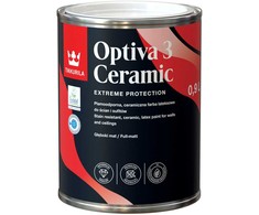 Dažai Tikkurila 3 Keraminiai, vandens pagrindu, visiškai matiniai, 0,9 l