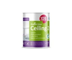 Krāsa Vivacolor Žalias Line Ceiling, balta, 0.9 l
