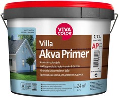 Dažai gruntavimui akriliniai Vivacolor Villa Akva Primer AP, balti, 2,7 l