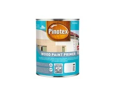 Krāsas gruntēšanai koka Pinotex Wood Paint Primer, balta krās., 1 l