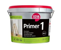 Krāsas gruntēšanai Vivacolor Primer 1, balta, 9 l