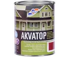 Dažai mediniams fasadams Rilak Akvatop, kaštoninė ruda, 0.9 l