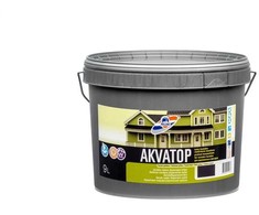 Krāsas koka fasādēm Rilak Akvatop, tumši pelēks, 9 l