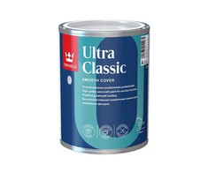 Krāsas koka fasādēm Tikkurila Ultra Classic, balta, 0.9 l