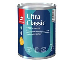 Medinių fasadų dažai Tikkurila Ultra Classic C, vandens pagrindu, pusiau matiniai, 0,9 l