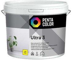 Dažų bazė Pentacolor Ultra 3, emulsiniai, visiškai matiniai, 3 l