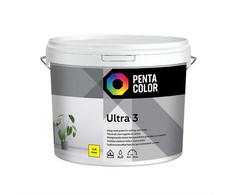 Dažų bazė Pentacolor Ultra 3, emulsiniai, visiškai matiniai, 3 l