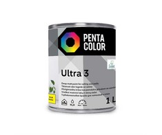 Dažų bazė Pentacolor Ultra 3, emulsija, visiškai matinė, 1 l