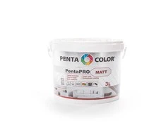 Krāsas pamatne Pentacolor Wall 3, emulsija, pilnīgi matēta, 3 l