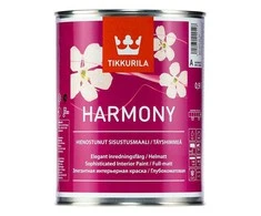 Sienų ir lubų dažai TIKKURILA HARMONY, visiškai matiniai, C bazė, 900 ml