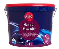 Krāsas pamatne Vivacolor Facade, emulsija, pilnīgi matēta, 9 l