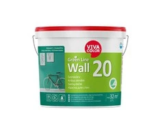 Sienų dažai VIVACOLOR Žalias LINE WALL 20, pusiau matiniai, C bazė, 2,7 l