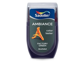 Spalvų tonų testeris Sadolin Ambiance spalvų testeris, gamyklinė žalia spalva, 0,03 l
