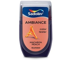 Spalvų tonų testeris Sadolin „Ambiance“ spalvų testeris, macaron persik, 0,03 l