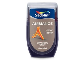 Spalvų tonų testeris Sadolin „Ambiance“ spalvų testeris, erdvios pilkos spalvos, 0,03 l