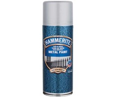 Dekoratyviniai purškiami dažai „Hammerite Hammered“, juodi, 0,4 l