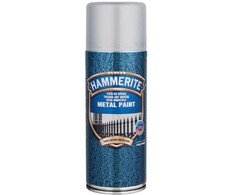 Dekoratyviniai purškiami dažai „Hammerite Hammered“, juodi, 0,4 l