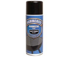 Dažai purškiami „Hammerite“, atsparūs karščiui, juodi, 0,4 l