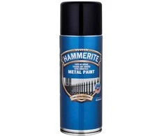 Purškiami metalo dažai HAMMERITE SMOOTH FINISH, sidabro sp., 400 ml