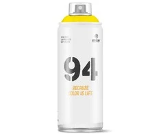 Krāsu aerosoli Montana Fluorescent 94, preču zīmes, dzeltena krās., 0.4 l