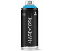 Dažų purškimo skardinės Montana Hardcore, prekės ženklo, šviesiai mėlynos, 0,4 l