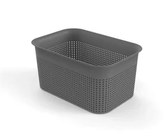 Krepšelis Rotho 1023708853, 4,5 l, pilkas, 26,2 x 18 x 13 cm