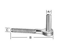 Laikiklis durims/vyriams, 11 cm