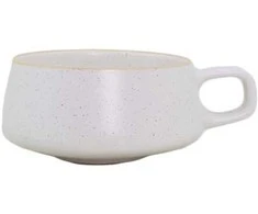 Puodelis Domoletti Pilko smėlio, baltas, 0,3 l