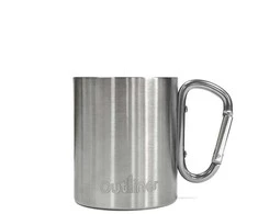 Puodelis Outliner. Plienas. 0,3 l. Sidabrinis