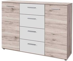Kumode Domoletti HLNK26-P79, brūna krās., 91.3 cm x 38 cm x 129.6 cm
