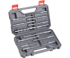 Grąžtas KWB Einhell Einhell Smūginių grąžtų rinkinys SDS-plus, 5-14 mm (12 dalių, lagaminas)
