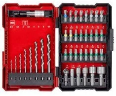 Grąžtas KWB Einhell Bohrer- &amp; Bit-Satz, 39-teilig (1/4", in L-Box)