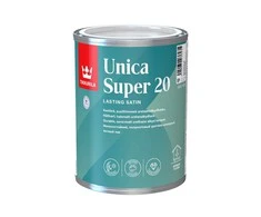 Drėgmei atsparus greitai džiūstantis lakas TIKKURILA UNICA SUPER 20, pusiau matinis, 900 ml
