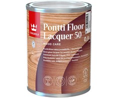 Lakatas, pusiau blizgus Tikkurila Pontti Floor Laquer 50, 0.9 l