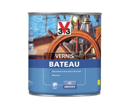 Lakas, blizgus V33 Bateau, 0,75 l, Gintaro spalva.