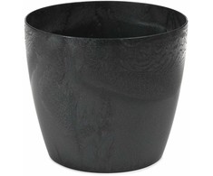 Lamela Gėlių vazonas Magnolija 210x185mm tamsiai pilkas
