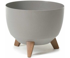 Lamela Vazonas Roma Eco Wood 40cm, Pilkas