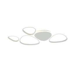 Domoletti Lampa LED sufitowa GULF D91.5 4000K balta