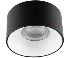 Lubinis šviestuvas Šviestuvas lubų Kanlux Mini Riti, 10W, GU10, juodas